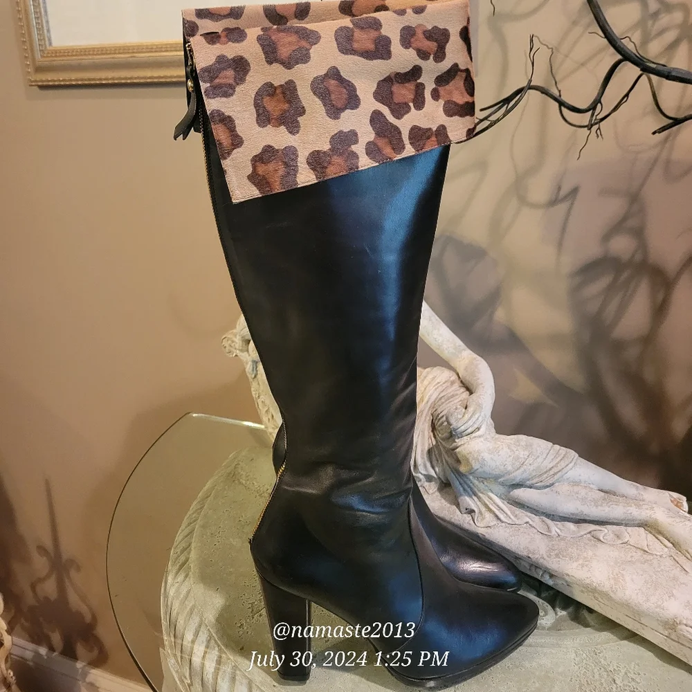 Stuart Weitzman Vintage Zookeeper Butter Leath Calf Boots Luxury Designer #114